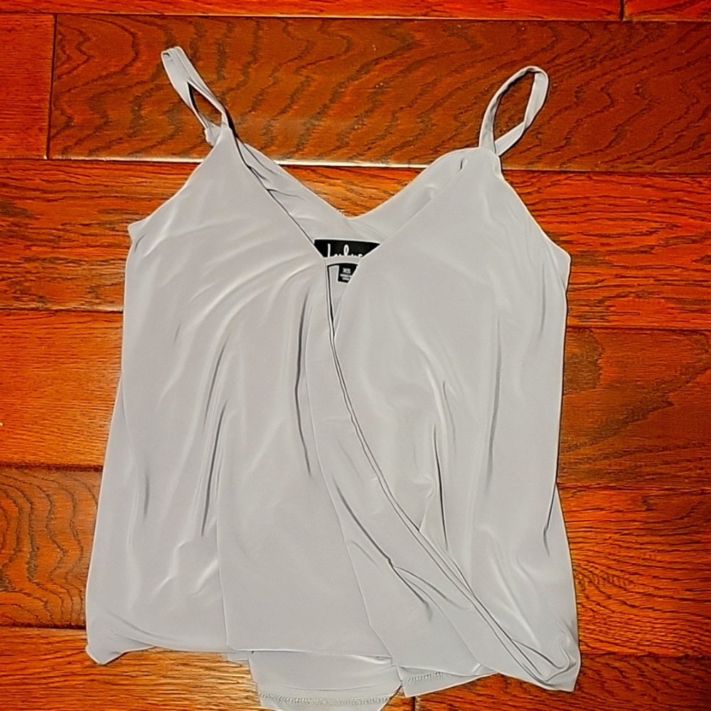 Lulu's draped date-night top XS